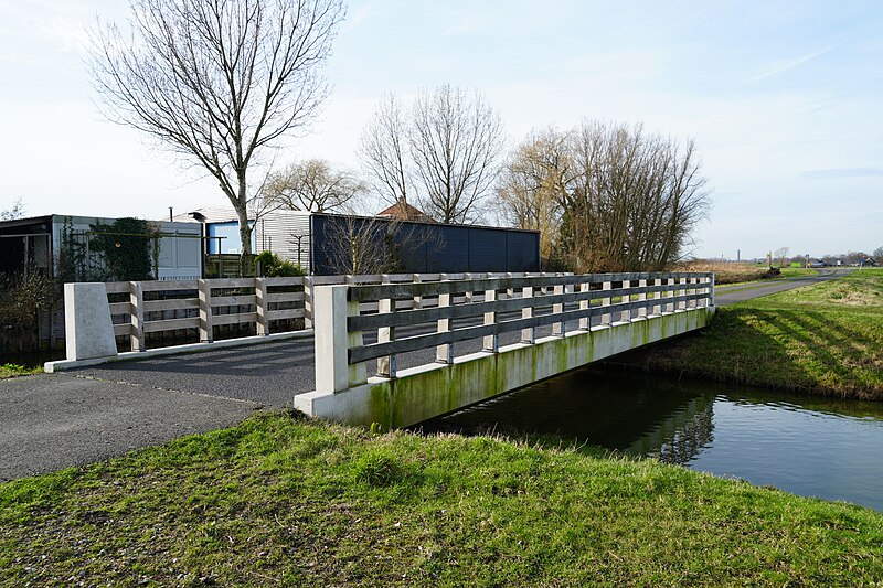 File:1e Schieveense polderbrug - Schieveen - Overschie - Rotterdam - View of the bridge from the east - 2024.jpg