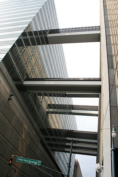Skyways in the Peachtree Center district of Atlanta
