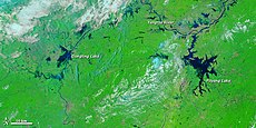 2011年鄱阳湖、洞庭湖5月份和6月份水量对比之6月.jpg