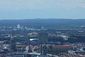 Blick vom Olympiaturm über München.