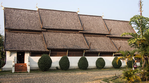 Wat Rong Ngae is a Thai Lue temple in Pua District, Nan Province