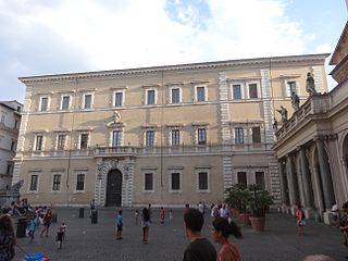 <span class="mw-page-title-main">Palazzo San Callisto</span> Building in Vatican City - Trastevere, Extraterritorial Property of the Holy See in Rome