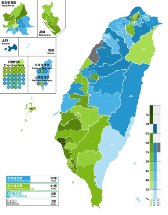 Taiwan 2024 Wahl Des Legislativ-Yuans Der Republik China