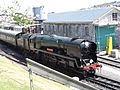 34028 Eddystone vid Swanage Station.JPG