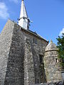 Die Romanische Chapelle Saint-Gonéry - Die bemalte Holzdecke(1500) zeigt Darstellungen von der Erschaffung der Erde,des Menschens & Das Abendmahl - Chapelle Saint-Gonéry - Enclos Paroissal - Umfriedeter Pfarrbezirk - Plougrescant - Côtes-d'Armor - (Côte de Granit Rose) - Bretagne