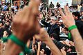 6º giorno di protesta - Mousavi tra i suoi sostenitori