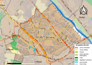 Évry-Courcouronnes: Géographie, Urbanisme, Toponymie