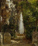 Et springvand ved Villa d’Este i Tivoli, nær Rom, 1908
