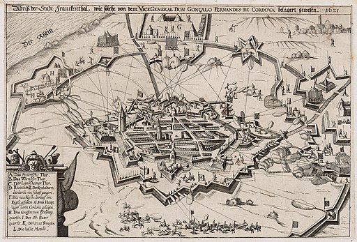 Abriss der Stadt Franckenthal 1621