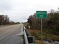 Alapahoochee River sign and bridge, Echols County.JPG