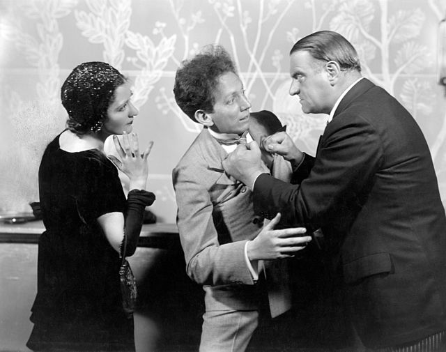 Hortense Alden, Sam Jaffe and Sig Ruman in the original Broadway production of Grand Hotel (1930)