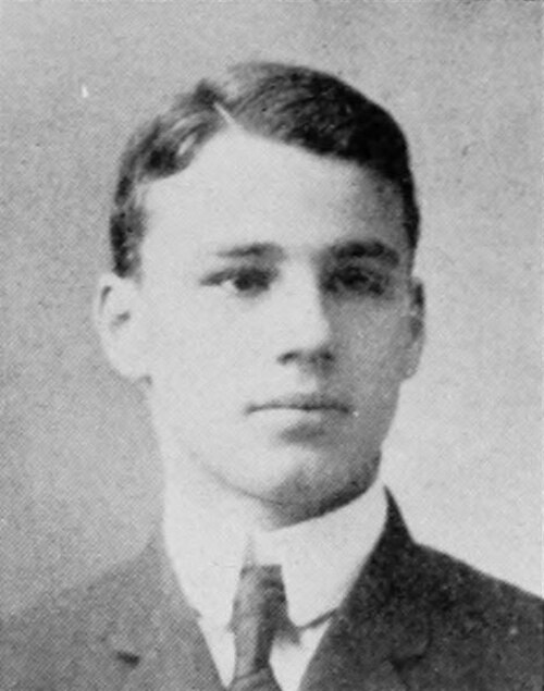 Loomis as a student at Phillips Academy