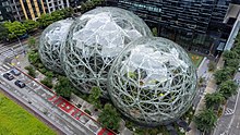 Aerial view of the Amazon Spheres Amazon spheres W.jpg