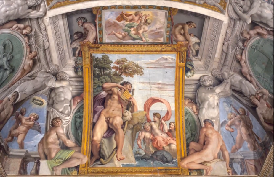 Ceiling of the Farnese Gallery by Annibale Carracci (1597–1704)
