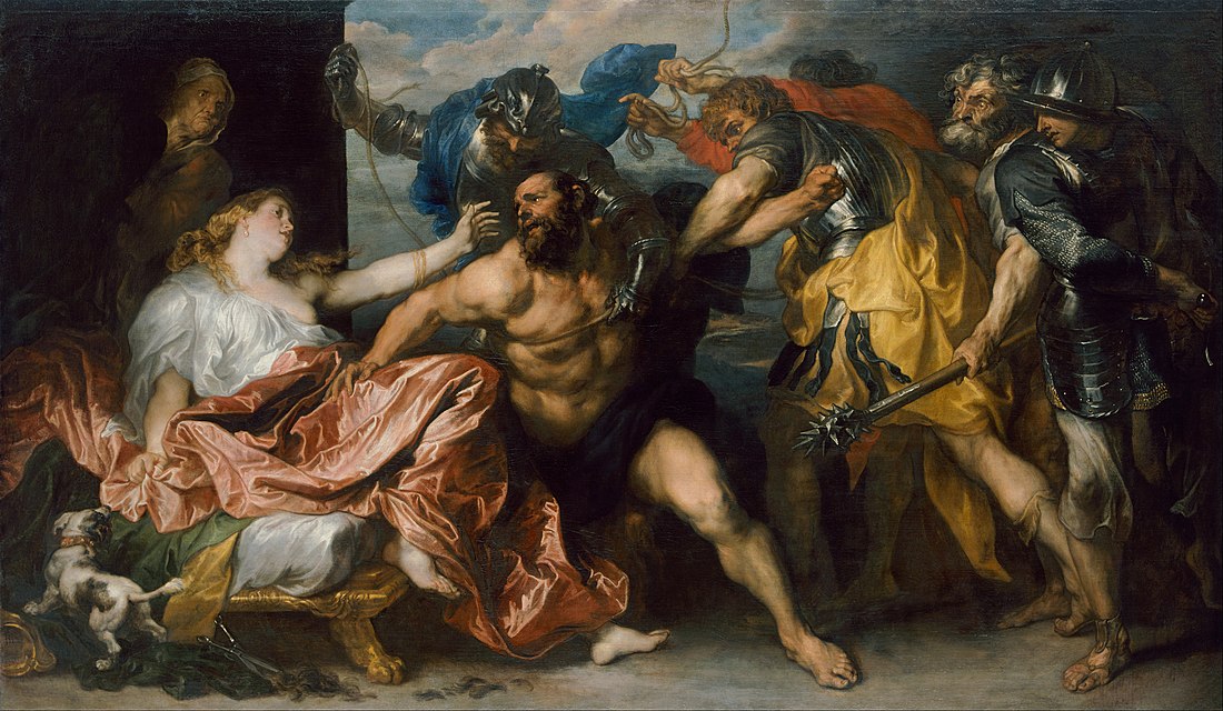 Samson i Dalila (obraz Antoona van Dycka z 1630)