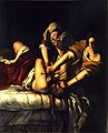 Iudita îl decapitează pe Olofern (pictură de Artemisia Gentileschi)