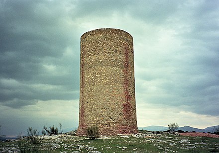 The Watchtower of El Vellón, in the Madrid region, Spain (9th–10th century)