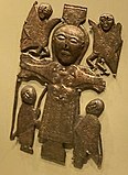 Plaque de crucifixion de Rinnegan, VIIIe siècle.
