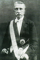 Peruvian President Augusto B. Leguia was possibly the first sponsor of Peru's national football team Augusto B leguia 2.jpg