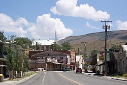 Austin in 2004, looking east on U.S. Route 50