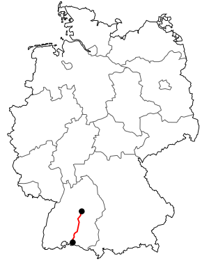 Forløb af B 313