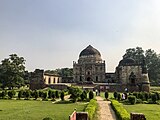 Bada Gumbad is situated inside Lodi Gardens and it's a tomb but the person lying buried in it is not identified, but he must have been an high ranking officer during Sikandar Lodi’s period (1489-1517).