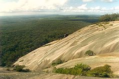 View from the top of Bald Rock