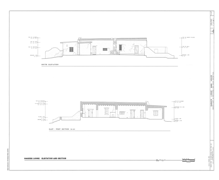 File:Barker Lodge, Main House, Panther Junction, Brewster County, TX HABS TX-3490-A (sheet 7 of 13).png