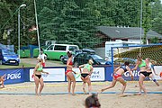 Deutsch: Beachhandball Europameisterschaften 2019 (Beach handball Euro); Tag 3: 4. Juli 2019 – Frauen, Platzierungsrunde Gruppe IV, Russland-Slowenien 2:0 (18:11, 20:16) English: Beach handball Euro; Day 3: 4 July 2019 – Women Consolation Round Group IV – Russia-Slovenia 2:0 (18:11, 20:16)