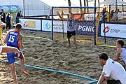 Deutsch: Beachhandball Europameisterschaften 2019 (Beach handball Euro); Tag 4: 5. Juli 2019 – Männer, Viertelfinale, Ungarn-Deutschland 2:1 (23:16, 11:23, 9:6) English: Beach handball Euro; Day 4: 5 July 2019 – Quarter Final Men – Hungary-Germany 2:1 (23:16, 11:23, 9:6)