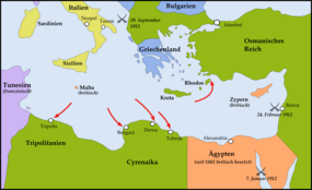 Hlavní boje italsko-turecké války