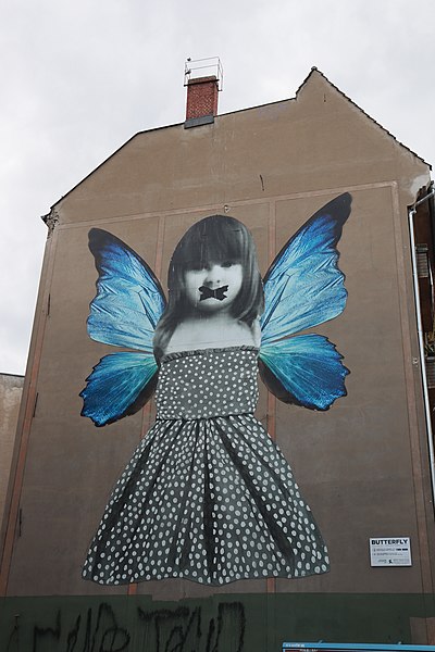 File:Berlin mural Butterfly.jpg