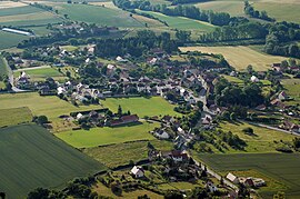 An aerial view of Besson