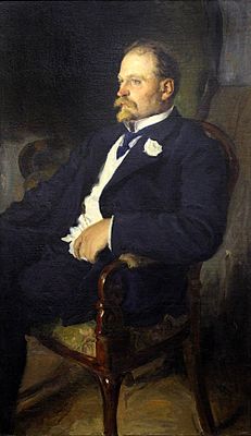 Ritratto di V. K. Byalynitsky-Biruli di AV Moravov, (1908), Museo Nazionale d'Arte della Repubblica di Bielorussia