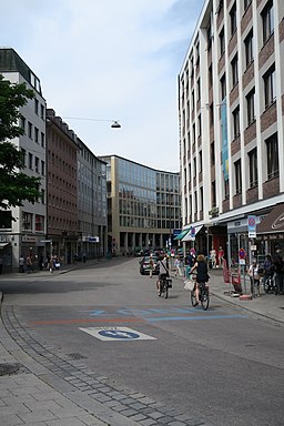 Blick ins Rosental in München