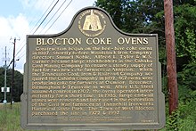 Coke Ovens are the foundation of this town and the celebrated heritage of Alabama's history providing steel for the South. Blocton Coke Ovens.jpg