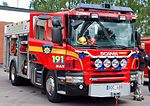 Scania P340 LB4x2HHA brandbil i Hammarö.