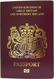 British National (Overseas) passport British passport for persons with British National (Overseas) status, first issued in 1987 after the Hong Kong Act 1985, from which this new class of British nationality was created