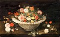 Skål med blomster, Jan Bruegel den yngre, (ca.1630)