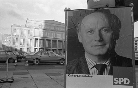Lafontaine election poster, 1990