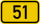 Bundesstrasse 51 number.svg