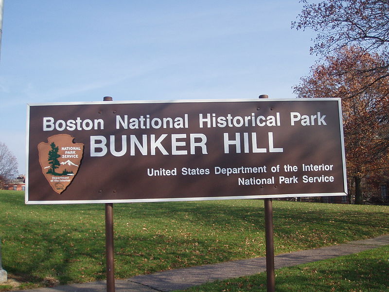 File:Bunker Hill Monument Sign.JPG