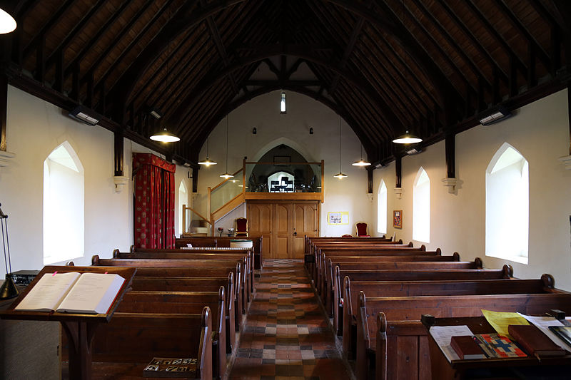 File:Bush End, Essex, England ~ St John Evangelist interior ~ nave looking west 01.jpg