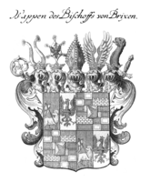 Wappen von Kaspar Ignaz Graf Künigl, Bischof von Brixen (1731)