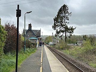 <span class="mw-page-title-main">Caersws railway station</span> Railway station in Powys, Wales