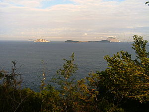 Cagarras Islands seen from Dois Irmãos