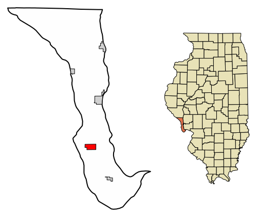 File:Calhoun County Illinois Incorporated and Unincorporated areas Batchtown Highlighted.svg