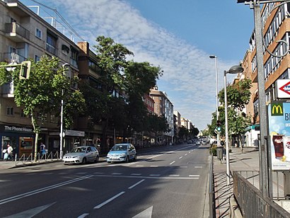 Cómo llegar a Calle General Ricardos en transporte público - Sobre el lugar