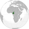카메룬의 지도