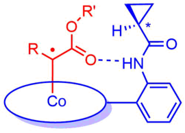 Second Coordination Sphere Hydrogen-Bonding Effects in Controlling Carbene Radical Reactivity Carbene radical H bonding.png